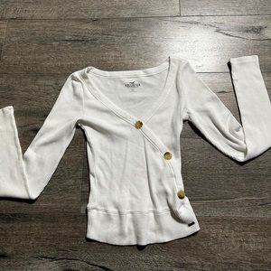 white waffle long sleeve from Hollister
